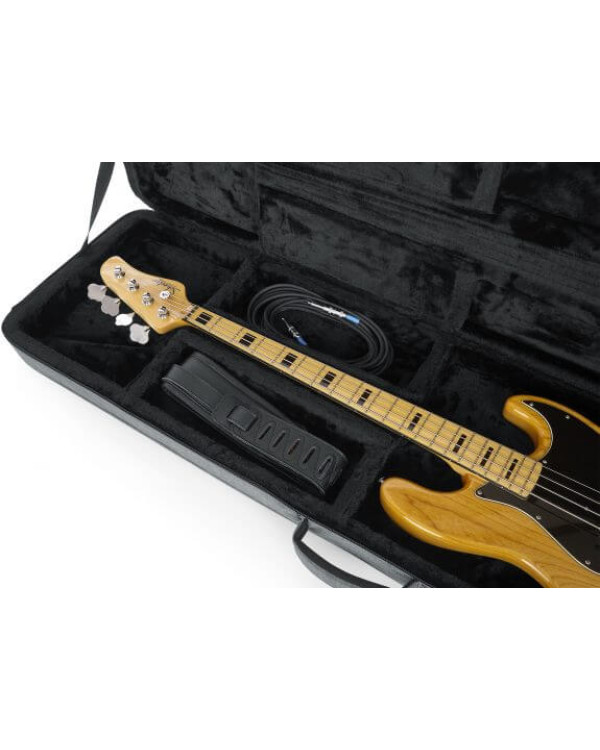 Легкий кейс для бас-гітари GATOR GTR-BASS-GRY Grey Transit Lightweight Bass Guitar Case