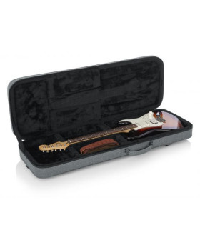 Легкий кейс для електрогітари GATOR GTR-ELECTRIC-GRY Grey Transit Lightweight Electric Guitar Case-foto4