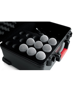 GATOR GTSA-MIC15 - Case w/ Drops for 15 Mics-foto4