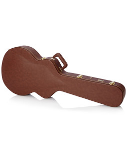 Кейс для напівакустичної електрогітари GATOR GW-335-BROWN Semi-Hollow Guitar Deluxe Wood Case