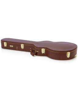 Кейс для напівакустичної електрогітари GATOR GW-335-BROWN Semi-Hollow Guitar Deluxe Wood Case-foto6