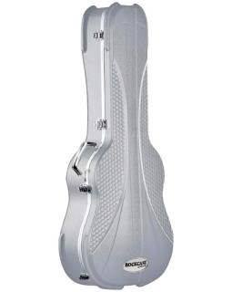 Кейс для акустичної гітари ROCKCASE RC ABS 10509 Premium Line - Acoustic Guitar ABS Case, curved - Silver