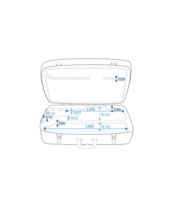 Кейс для труби ROCKCASE RCABS26030