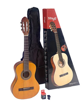 Гітарний набір (класична гітара, чохол, тюнер) STAGG N C430 M NAT PACK