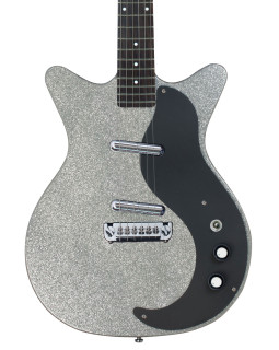 Електрогітара DANELECTRO 59 MJ (Silver Metal Flake)-foto2