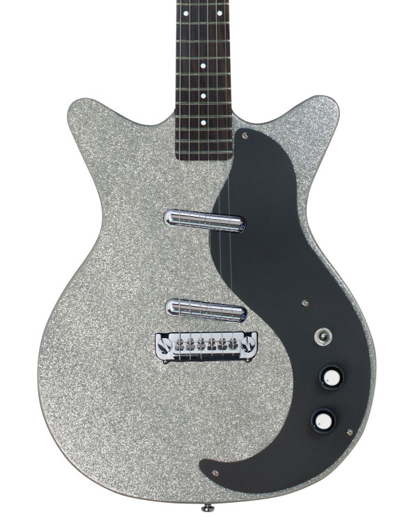 Електрогітара DANELECTRO 59 MJ (Silver Metal Flake)