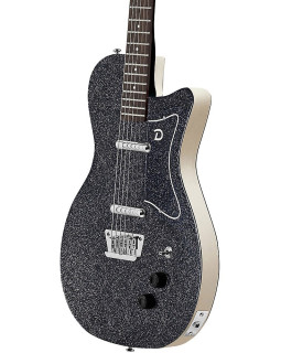 Електрогітара DANELECTRO 56 Baritone (Black Metal Flake)-foto2