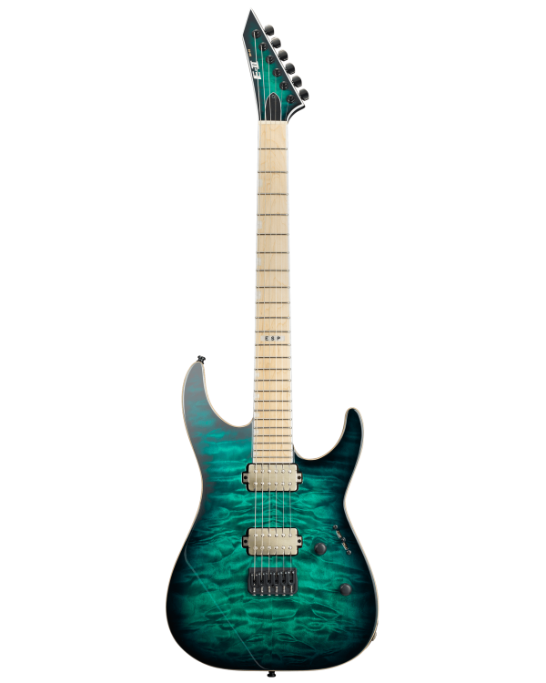 Електрогітара ESP E-II M-II NT (Black Turquoise Burst)