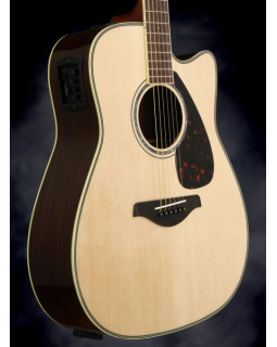 Електро-акустична гітара YAMAHA FGX830C (Natural)-foto2