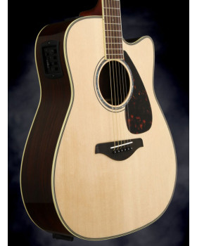 Електро-акустична гітара YAMAHA FGX830C (Natural)-foto2