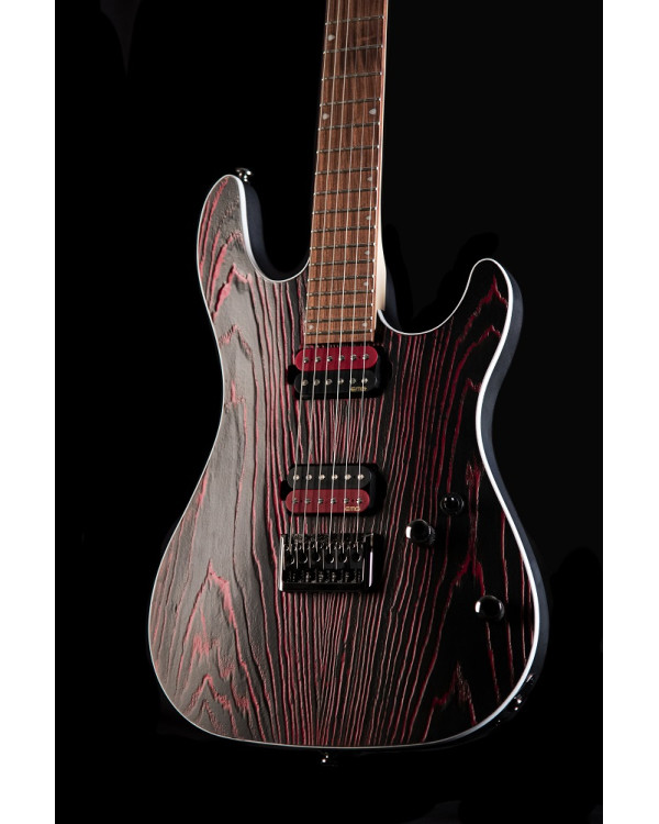 Електрогітара CORT KX300 Etched (Black Red)