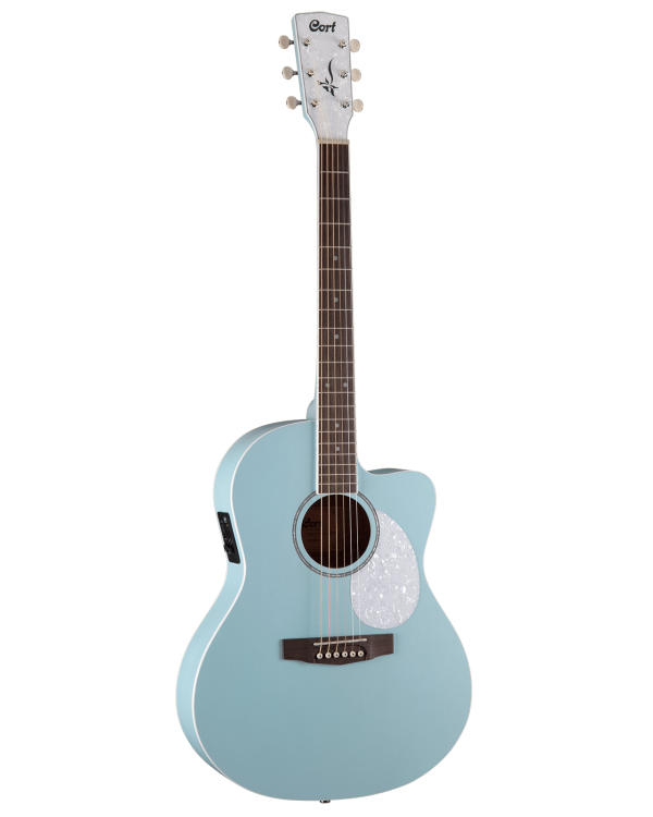 Електро-акустична гітара CORT Jade Classic (Sky Blue Open Pore)