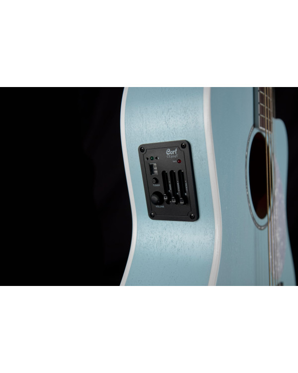 Електро-акустична гітара CORT Jade Classic (Sky Blue Open Pore)