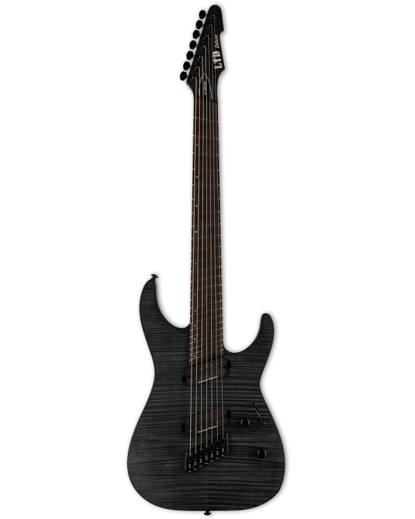 Електрогітара LTD M-1007 MULTI-SCALE FM (See Thru Black Satin)
