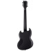 Електрогітара LTD VIPER-7 BARITONE BLACK METAL