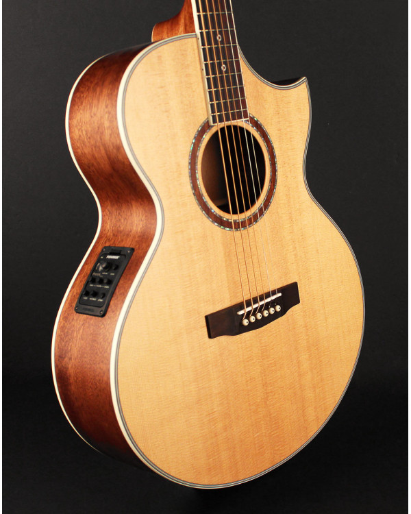 Електро-акустична гітара CORT NDX Baritone (Natural Satin)