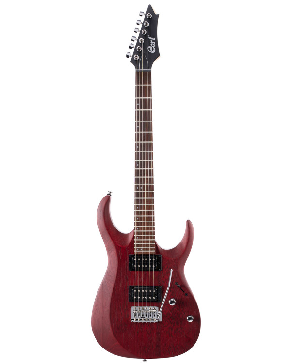 Електрогітара CORT X100 (Open Pore Black Cherry)