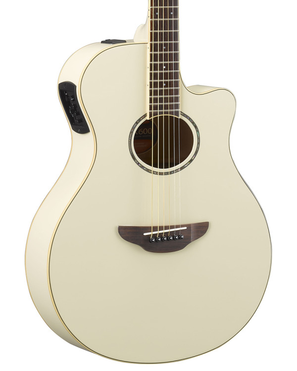 Електро-акустична гітара YAMAHA APX600 (Vintage White)
