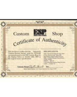 Електрогітара ESP KH-2 NECK THRU KIRK HAMMETT SIGNATURE CUSTOM SHOP-foto2