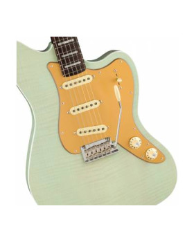 FENDER PARALLEL UNIVERSE II STRAT JAZZ DELUXE TRANSPARENT FADED SEAFOAM GREEN Електрогітара-foto4