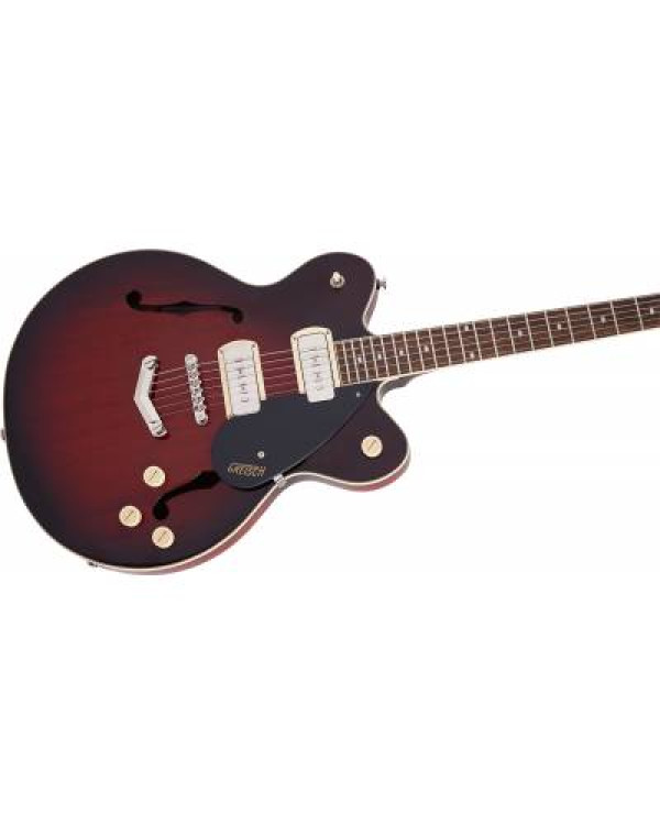 GRETSCH G2622-P90 STREAMLINER CENTER BLOCK DOUBLE-CUT WITH V-STOPTAIL CLARET BURST Гітара напівакустична
