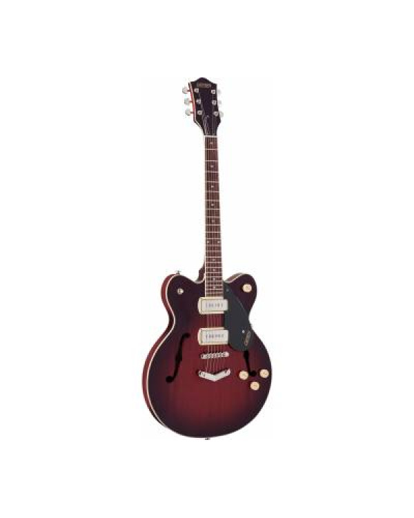 GRETSCH G2622-P90 STREAMLINER CENTER BLOCK DOUBLE-CUT WITH V-STOPTAIL CLARET BURST Гітара напівакустична