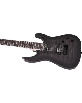 JACKSON JS22Q-7 DKA DINKY ARCH TOP HT TRANSPARENT BLACK BURST Електрогітара-foto5