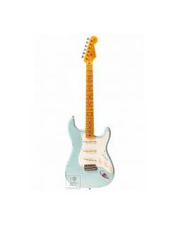 FENDER CUSTOM SHOP 1957 STRATOCASTER RELIC FADED AGED DAPHNE BLUE Електрогітара