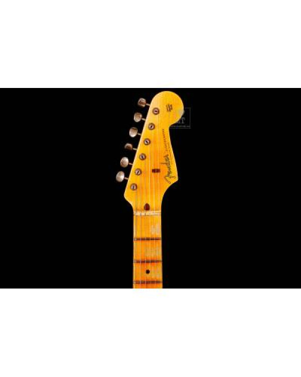 FENDER CUSTOM SHOP 1957 STRATOCASTER RELIC FADED AGED DAPHNE BLUE Електрогітара FENDER CUSTOM SHOP 1957 STRATOCASTER RELIC FADED AGED DAPHNE BLUE Електрогітара
