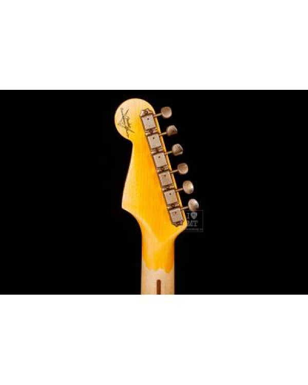 FENDER CUSTOM SHOP 1957 STRATOCASTER RELIC FADED AGED DAPHNE BLUE Електрогітара FENDER CUSTOM SHOP 1957 STRATOCASTER RELIC FADED AGED DAPHNE BLUE Електрогітара