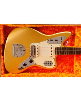 FENDER CUSTOM SHOP LIMITED EDITION 1963 JAGUAR JOURNEYMAN RELIC AGED AZTEC GOLD Електрогітара-foto11