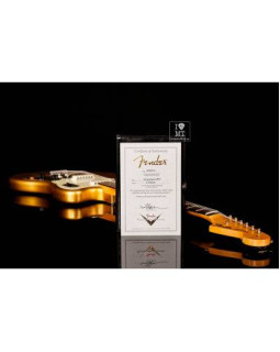 FENDER CUSTOM SHOP LIMITED EDITION 1963 JAGUAR JOURNEYMAN RELIC AGED AZTEC GOLD Електрогітара-foto12