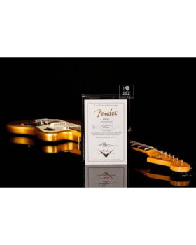 FENDER CUSTOM SHOP LIMITED EDITION 1963 JAGUAR JOURNEYMAN RELIC AGED AZTEC GOLD Електрогітара-foto12