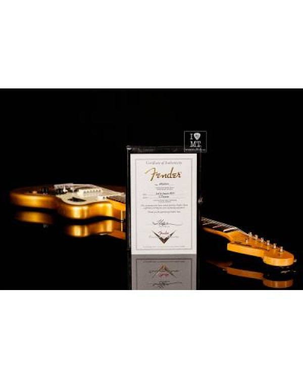 FENDER CUSTOM SHOP LIMITED EDITION 1963 JAGUAR JOURNEYMAN RELIC AGED AZTEC GOLD Електрогітара FENDER CUSTOM SHOP LIMITED EDITION 1963 JAGUAR JOURNEYMAN RELIC AGED AZTEC GOLD Електрогітара
