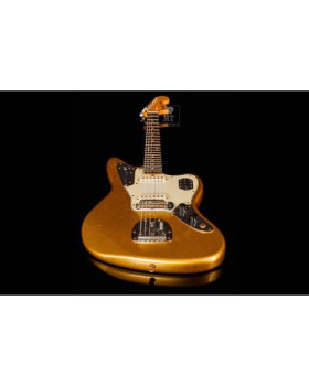 FENDER CUSTOM SHOP LIMITED EDITION 1963 JAGUAR JOURNEYMAN RELIC AGED AZTEC GOLD Електрогітара-foto5
