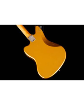 FENDER CUSTOM SHOP LIMITED EDITION 1963 JAGUAR JOURNEYMAN RELIC AGED AZTEC GOLD Електрогітара-foto7