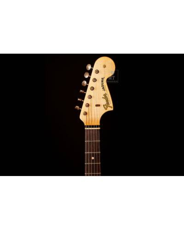 FENDER CUSTOM SHOP LIMITED EDITION 1963 JAGUAR JOURNEYMAN RELIC AGED AZTEC GOLD Електрогітара FENDER CUSTOM SHOP LIMITED EDITION 1963 JAGUAR JOURNEYMAN RELIC AGED AZTEC GOLD Електрогітара