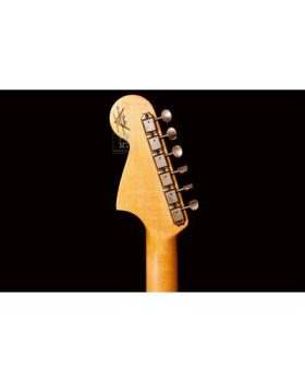 FENDER CUSTOM SHOP LIMITED EDITION 1963 JAGUAR JOURNEYMAN RELIC AGED AZTEC GOLD Електрогітара-foto9