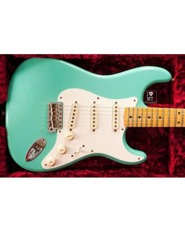 FENDER CUSTOM SHOP LIMITED EDITION 1957 STRATOCASTER JOURNEYMAN RELIC AGED SEA FOAM GREEN Електрогітара