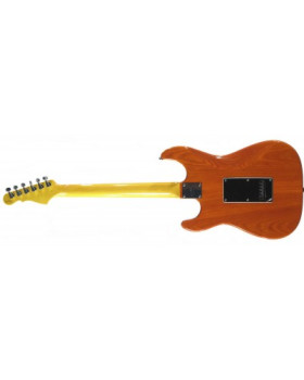 G&L LEGACY (Clear Orange, rosewood, 3-ply Vintage Cream). №CLF51040. Made in USA - Електрична гітара-foto3