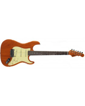 G&L LEGACY (Clear Orange, rosewood, 3-ply Vintage Cream). №CLF51040. Made in USA - Електрична гітара-foto2