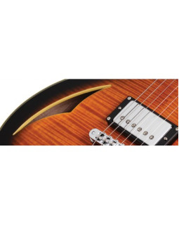 SCHECTER SOLO CUSTOM E/A DVS - Напівакустична електрогітара-foto4