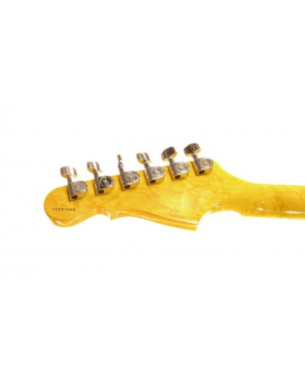 G&L LEGACY (Clear Orange, rosewood, 3-ply Vintage Cream). №CLF51040. Made in USA - Електрична гітара