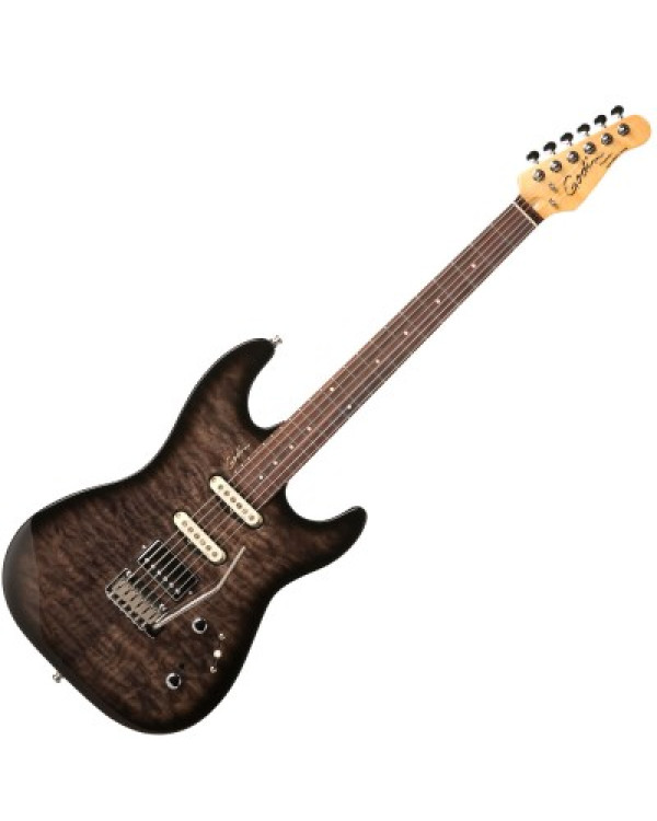 GODIN 034680 - Progression Boutique Trans Black Стьобаний HG RN with Bag (Made in Canada) - Електрогітара