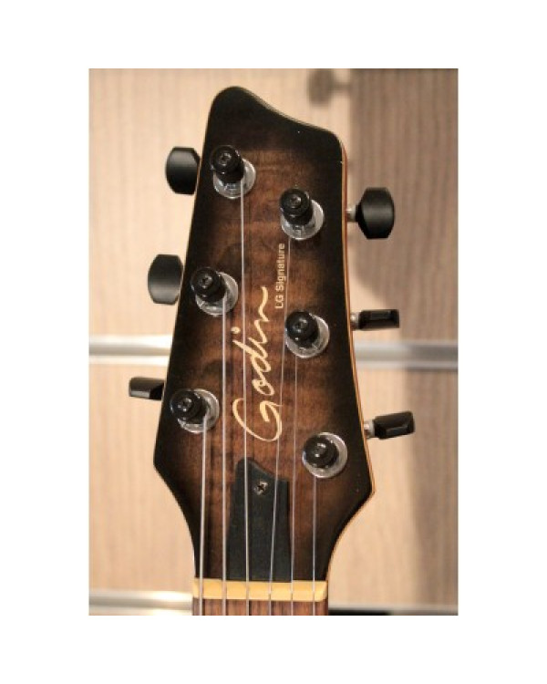GODIN 021185 - LG SIGNATURE Trans Black Flame AA (Made in Canada) - Електрична гітара