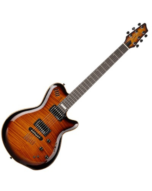 GODIN 024094 - LGX-SA(S) Коньяк Burst Flame AAA (Made in Canada) - Електрична гітара