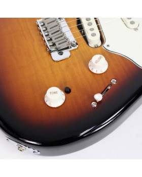 GODIN 033225 - Progression Vintage Burst Flame MN with Bag (Made in Canada) - Електрична гітара-foto6