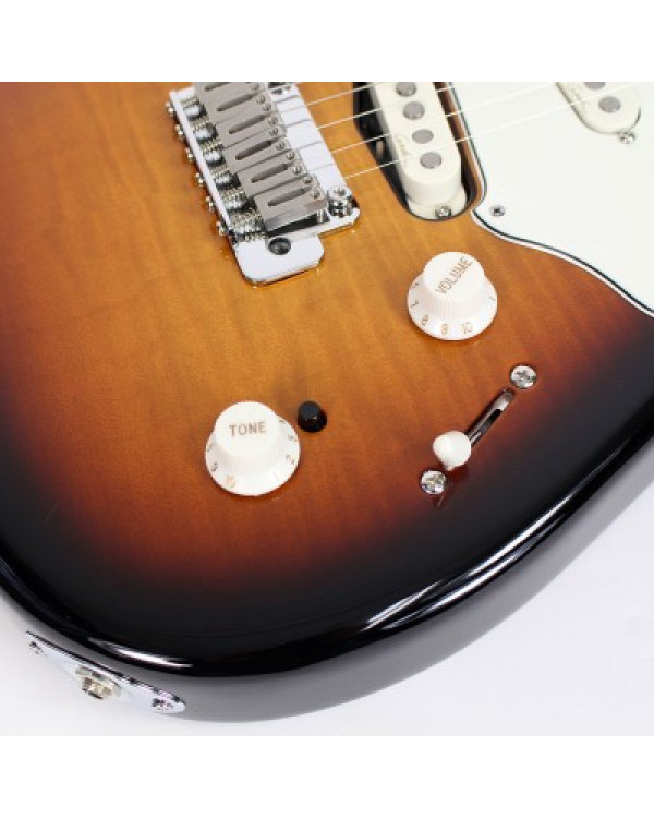 GODIN 033225 - Progression Vintage Burst Flame MN with Bag (Made in Canada) - Електрична гітара GODIN 033225 - Progression Vintage Burst Flame MN with Bag (Made in Canada) - Електрична гітара