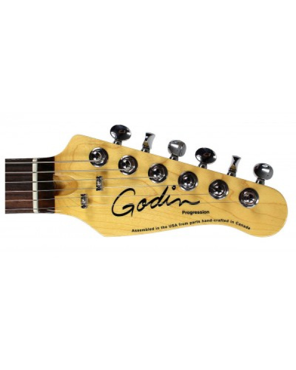 GODIN 034680 - Progression Boutique Trans Black Стьобаний HG RN with Bag (Made in Canada) - Електрогітара