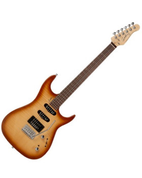 GODIN 030811 - VELOCITY H.D.R. Natural Burst Flame RN (Made in Canada) - Електрична гітара